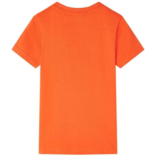  Dječja majica tamnonarančasta 140 Slike