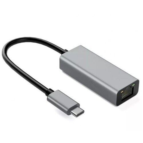 IBox IACRJ Aluminum RJ45 to USB Type-C adapter 10 /100 /1000 Mb /s Slike