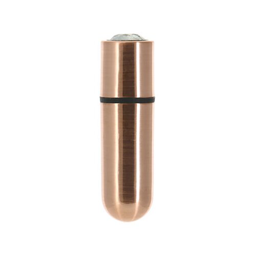 PowerBullet Mini bullet vibrator s kristalom - First Class 9 Function, Rose Gold Cene