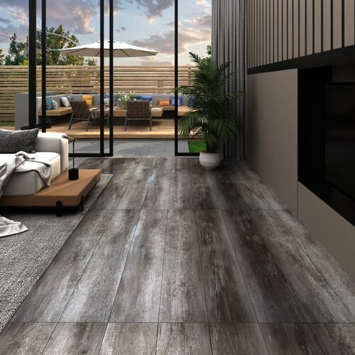  Samoljepljive podne obloge PVC 5,21 m² 2 mm prugasta boja drva Cijene