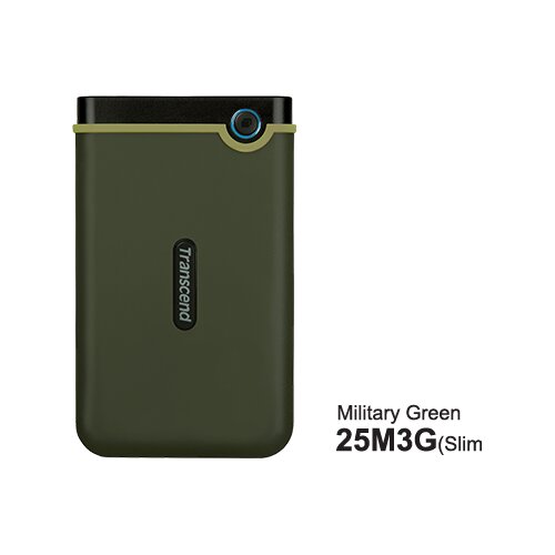 Transcend HDD 2TB StoreJet M3Portable,USB 3.1,anti-shock,Military Green Cijene