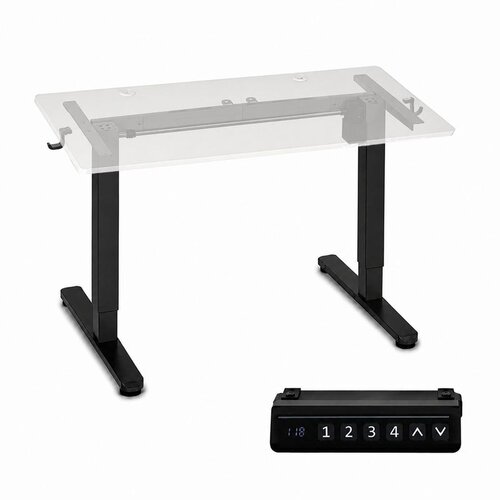 Električni okvir stola podesiv po visini 72-118 cm za radne povr&amp;scaron;ine do 160 cm crne boje modernhome Slike