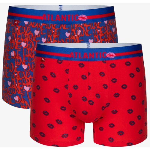 Atlantic Men's Boxers 2Pack - Blue/Red Cijene