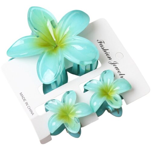 INF Set cvetličnih sponk za lase, 3x ABS, protizdrsne, 7.5cm x 4cm Blue, (5000327281) Cene