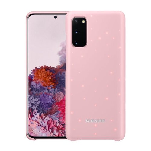 Samsung original LED ovitek EF-KG980CPE za Galaxy S20 G980 - roza za&amp;scaron;čita zadnjega dela Slike