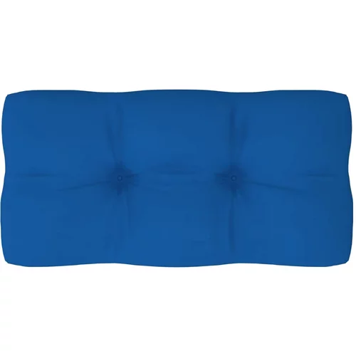 vidaXL Blazina za kavč iz palet kraljevsko modra 80x40x10 cm