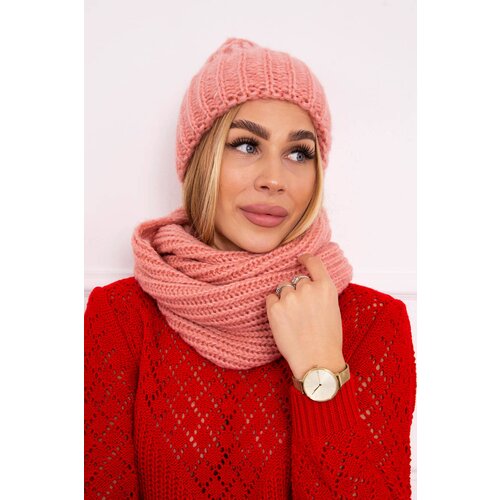 Kesi Women&amp;#039;s set with thick ribs P100 pink Slike