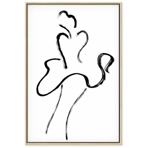  Slika - Marylin (1 Part) Vertical 80x120 U prirodnom drvenom okviru Slike