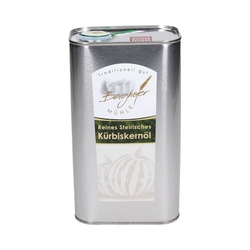 Berghofer M&amp;uuml;hle &amp;Scaron;tajersko bučno olje g.g.A - 1000 ml Slike