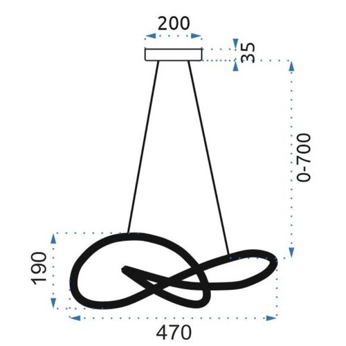 Toolight moderna led stropna svjetiljka + pilot App818-CP zlato Slike