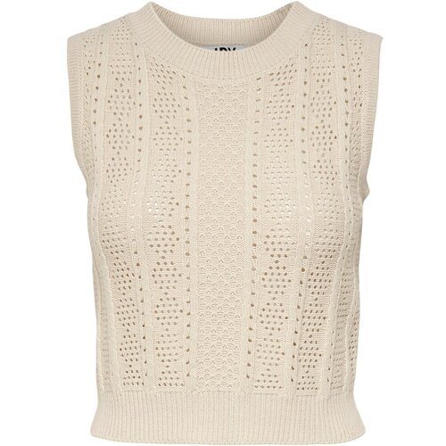 Jacqueline De Yong Majice &amp;amp; Polo majice TOP MUJER 15255916 Bež Slike