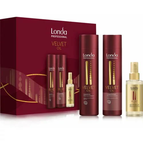 Londa Professional Velvet Oil darilni set (za suhe in normalne lase)