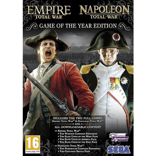  empire and napoleon total war collection - game of the year (pc) steam key global Cene