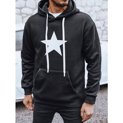 DStreet Crna majica s kapuljačom i zvijezdom Cene