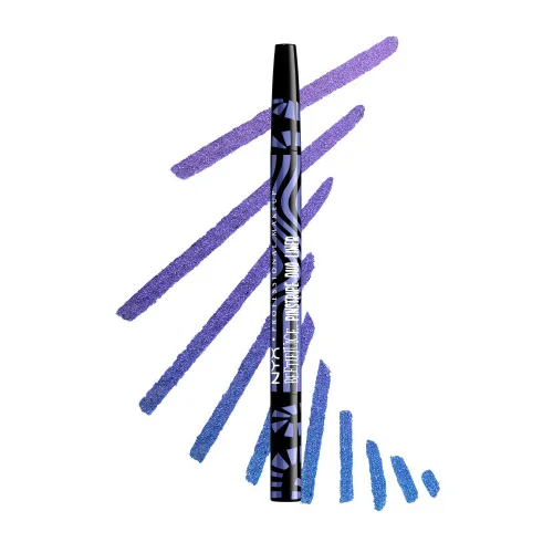 NYX Professional Makeup X Beetlejuice Pinstripe Duo Liner - 02 Purple Chrome