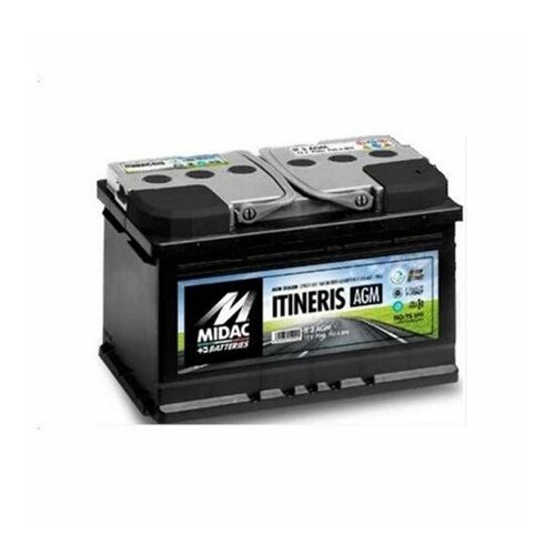Midac akumulator za automobil MIDAC ITENERIS IT3 AGM 12V 70Ah D+ akumulator Slike