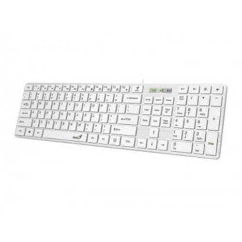Genius Tipkovnica SlimStar 126, USB, bijela Slike