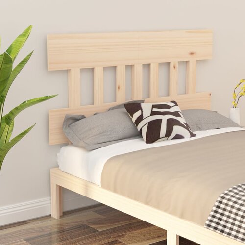 VidaXL Uzglavlje za krevet 163,5 x 3 x 81 cm od masivne borovine Slike