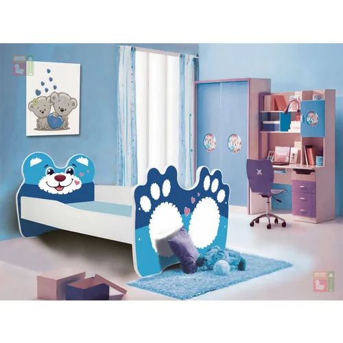 ADRK Furniture Otroška postelja Medvedek - 70x140 cm