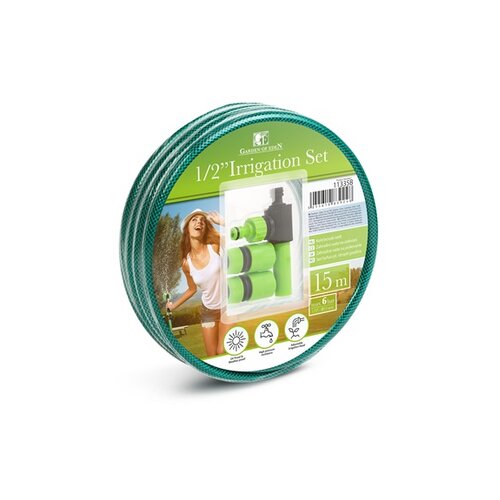 Garden of Eden Garnitura vrtne cevi 15 m - zelena Cene