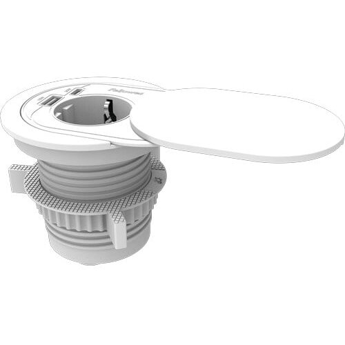 Fellowes 100137178 power extension 2 m 1 AC outlet(s) Indoor White Cene