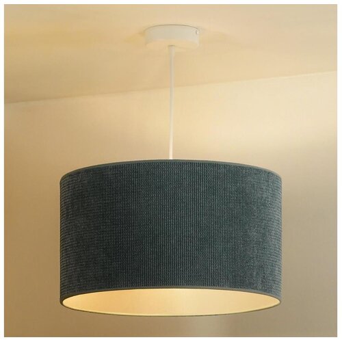  Duolla - Visilica na sajli CORDUROY 1xE27/15W/230V svetlo plava, prečnik 40 cm Cene