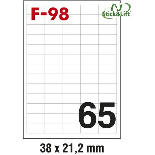  ETIKETE ILK 38X21,2MM ODLJEPLJIVE PK100L FORNAX F-98 Cijene