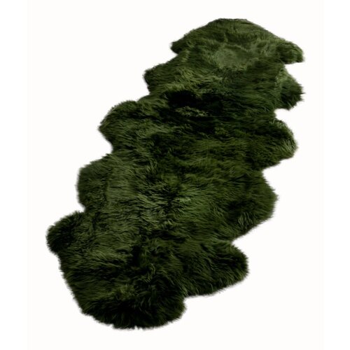 Native Natural Zelena ovčja koža Double, 60 x 240 cm Slike