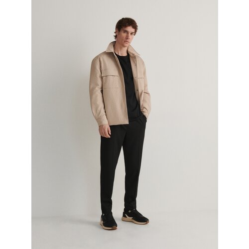 Reserved prešita srajčna jakna - bež Cene