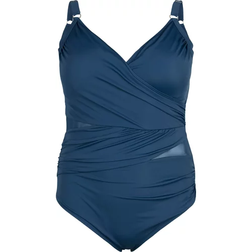 Swim by Zizzi Jednodijelni kupaći kostim 'SBASIC' plava