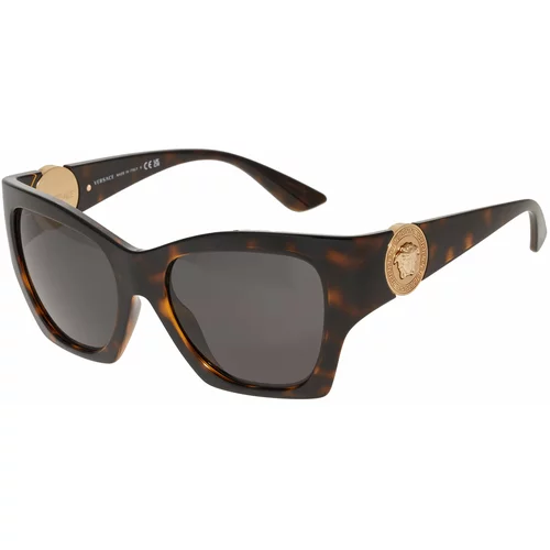 Versace Sončna očala '0VE4452 55' konjak / temno rjava / zlata