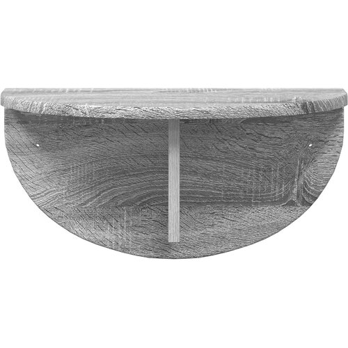  Polica na zidu Zidne 2 pcs Siva Sonoma 48 x 24 x 24 cm Slike