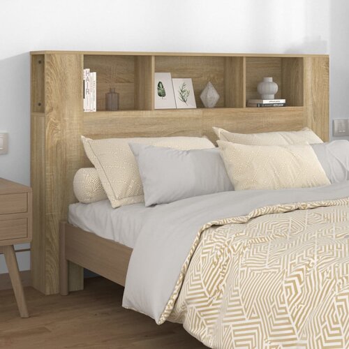 vidaXL vzglavna omarica sonoma hrast 160x18,5x104,5 cm Cene