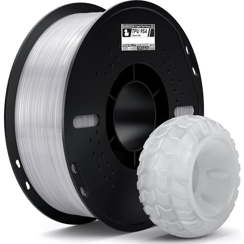 Elegoo TPU Translucent - 1,75 mm / 1000 g Slike