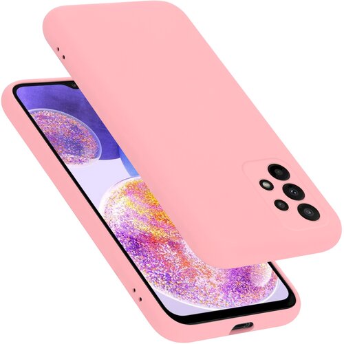 Cadorabo Ohi&scaron;je združljiv s Samsungom v tekoči roza barvi - za&scaron;čitni pokrov iz fleksibilnega silikona TPU, (20596456) Cene