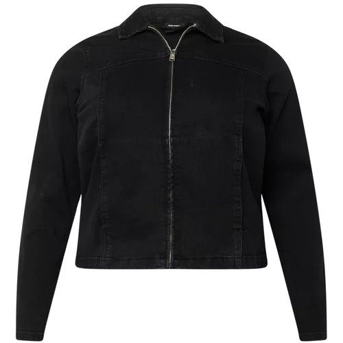 Vero Moda Curve Prehodna jakna 'CLAILA' črn denim