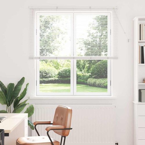 vidaXL Zavjesa za prozor sa zavjesama Ostalo Bijela 125 x 175 cm Aluminij Cijene