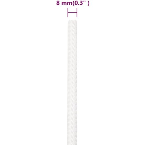  Brodski konop svjetlobijeli 8 mm 50 m od polipropilena Slike