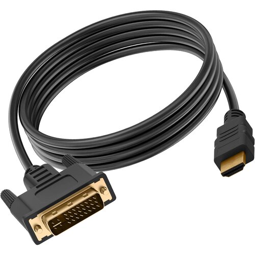 AVIZAR HDMI mo&amp;scaron;ki na DVI 24 1 ženski video adapter, Full HD 1080p - crn 2m, (21262165) Slike