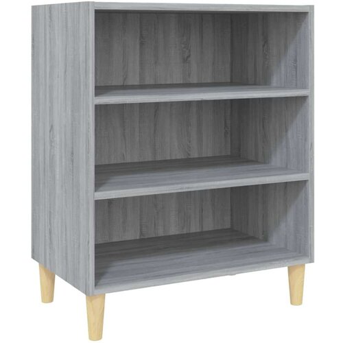 VidaXL Komoda siva sonoma 57x35x70 cm iverna plo&amp;scaron;ča Slike