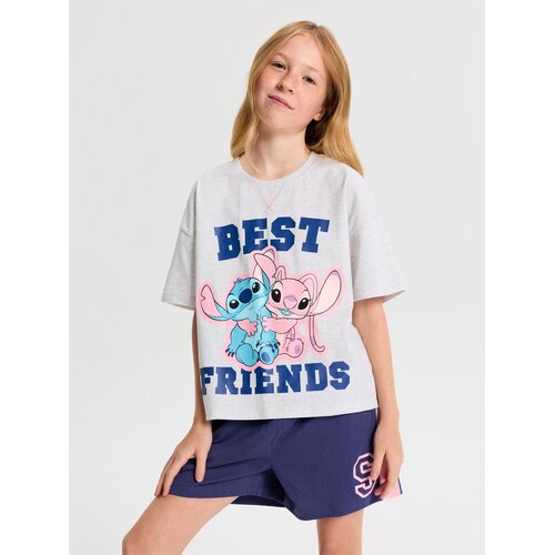 Sinsay Oversize dvodijelni pidžama Stitch Slike