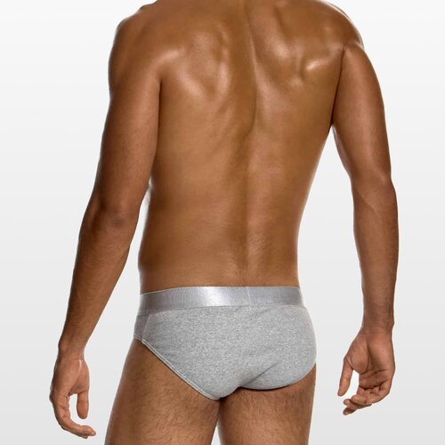 Modus vivendi mu&amp;scaron;ke rebraste slip gaće u sivoj boji iz linije Ribbed Cotton Slike