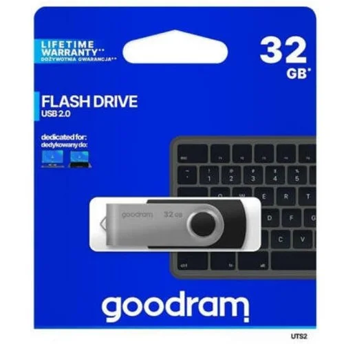 Goodram UTS2 USB flash drive 32 GB USB Type-A 2.0 Black,Silver