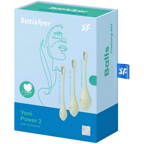 Satisfyer vaginalne kuglice Yoni Power, svjetlozelene Slike