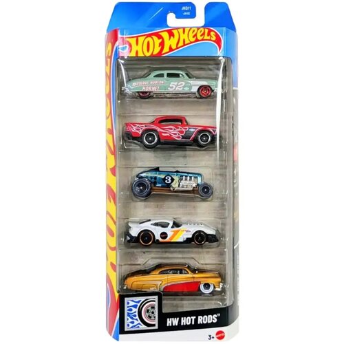 Mattel Hot Wheels: Hot Rods, 5-delni komplet majhnih avtomobilčkov 1:64 - Cene