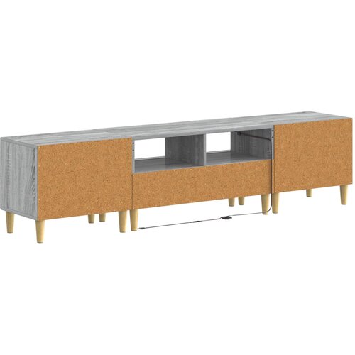  3-dijelni LED TV kabinet ARNHEM 3 kom. Siva Sonoma Slike