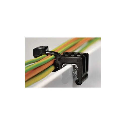 Hellermann Tyton 156-00843 T50ROSEC23-PA66W-BK kabelska vezica s kopčom 200 mm 4.6 mm crna 1 St. Cijene
