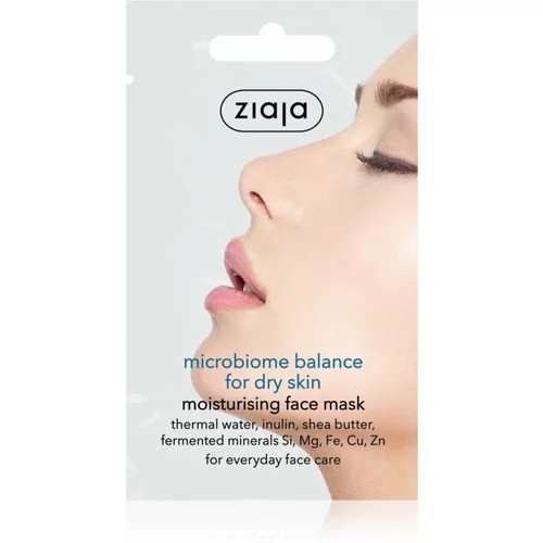 Ziaja Microbiome Balance kremasta vlažilna maska 7 ml