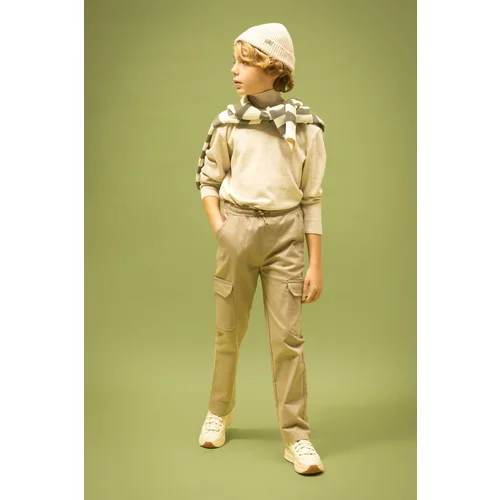 Defacto Boys' Regular Fit Gabardine Pants