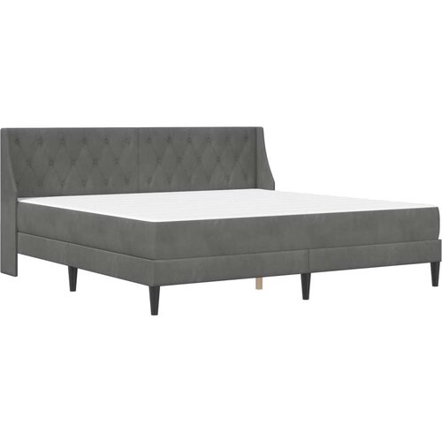  Okvir kreveta s madracem Zidne 2 pcs Tamno siva Bar&amp;scaron;un - Tamno siva 200 x 200 cm Slike